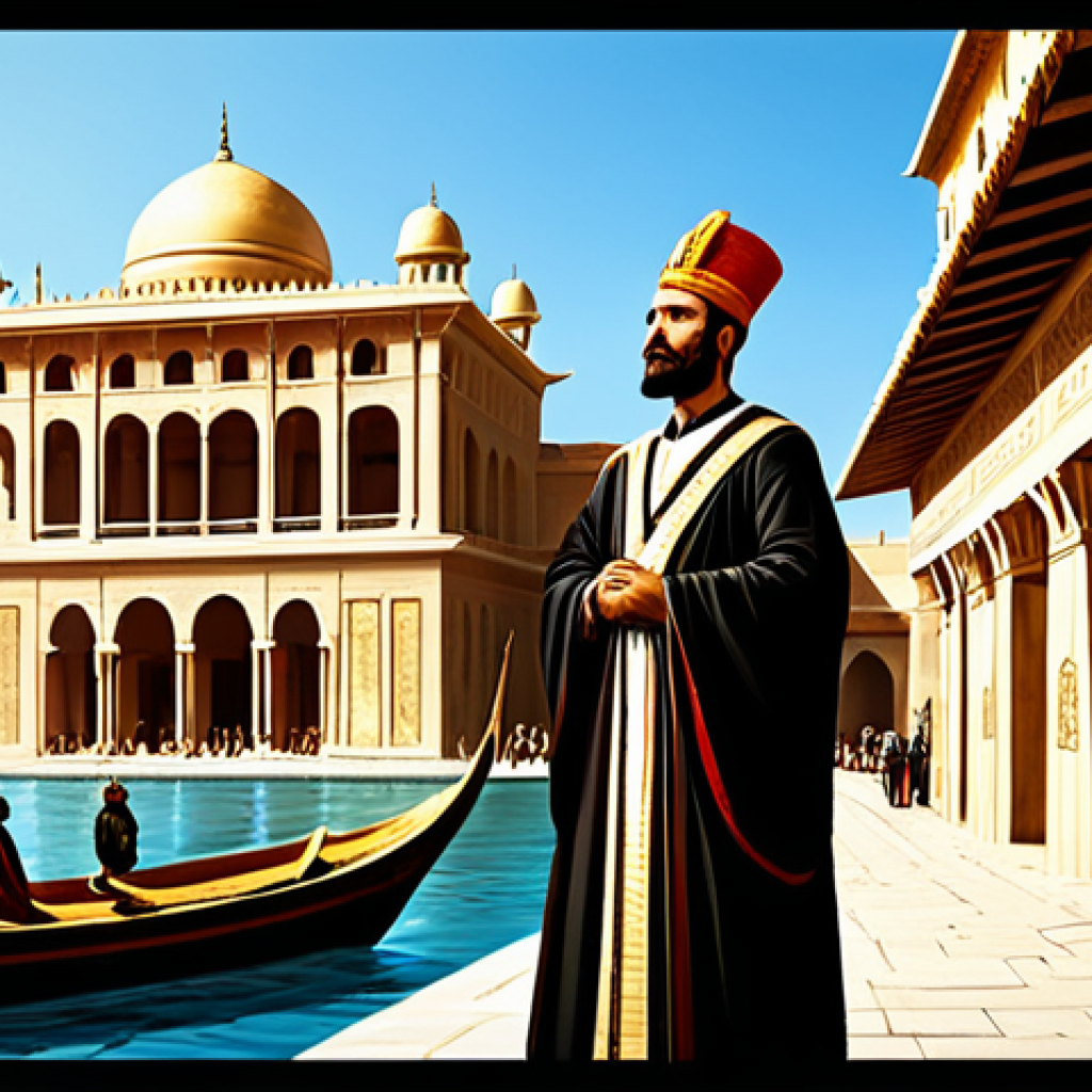 에티오피아 고대 문명 탐구 - **Prompt:** "A digital painting depicting the Aksumite Empire in its golden age, showcasing grand pa...