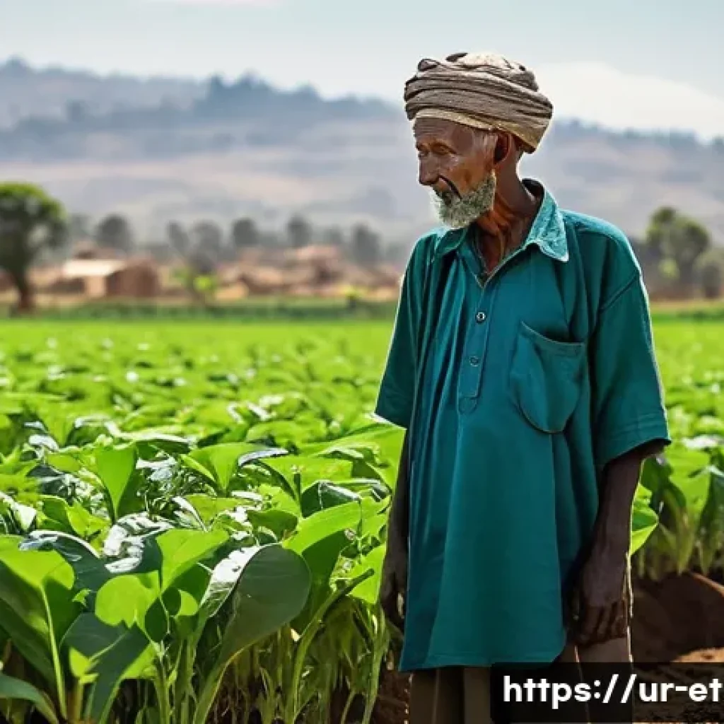 에티오피아 농업 혁신 사례 - **Prompt: Generational Wisdom and Modern Farming in Ethiopia**
    A vibrant, sun-drenched agricultu...