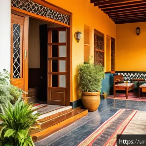 Home 30 아디스아바바 숙박 추천 - A cozy guesthouse in Addis Ababa featuring traditional Ethiopian architectural elements, warm earth-...